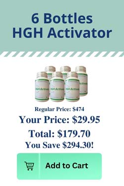 buy six bottle of HGH activator from Naturecast Products