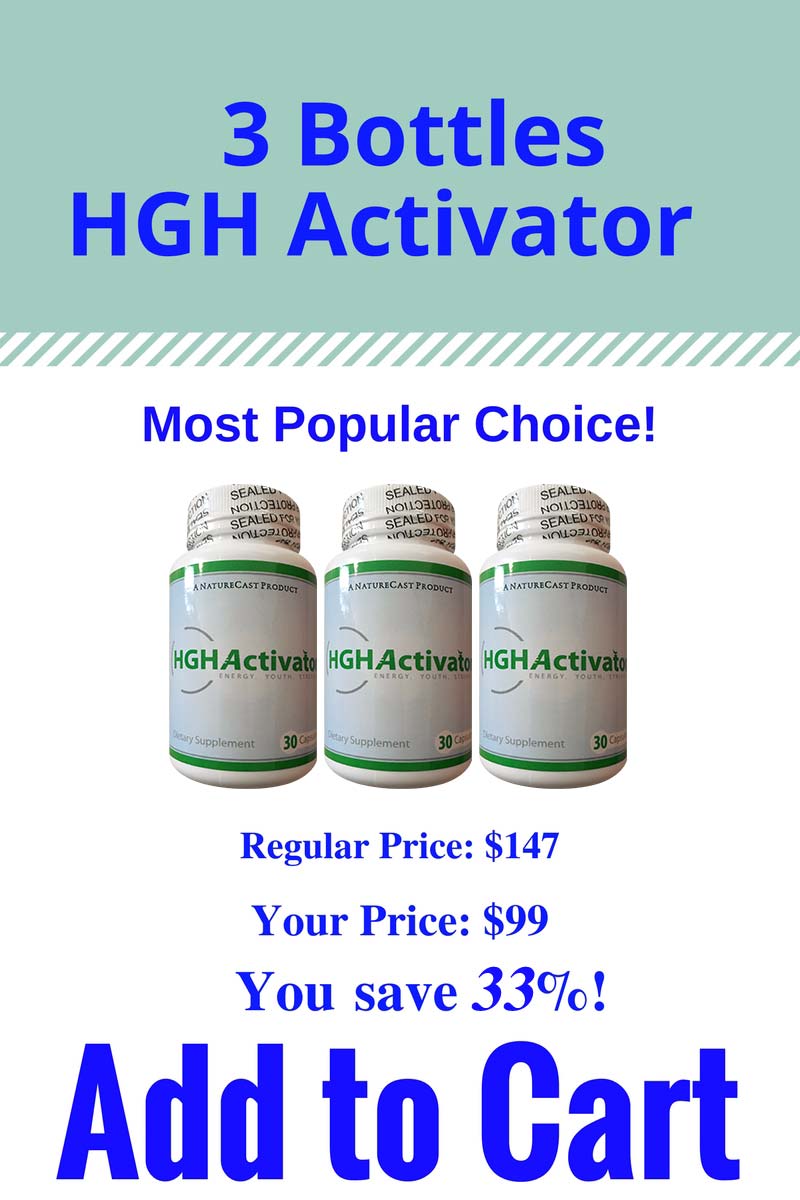 buy three bottles of HGH activator from Naturecast Products